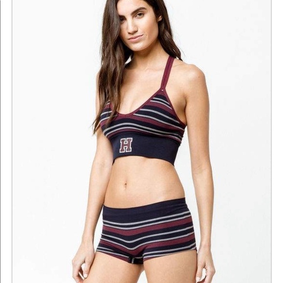 TOMMY HILFIGER NAVY BLUE BLAZER BOY SHORT PANTIES SIZE LARGE ONLY - Picture 2 of 7